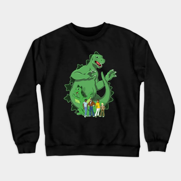 Monster King Crewneck Sweatshirt by jparish